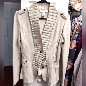 White House Black Market Blazer Sweater Jacket